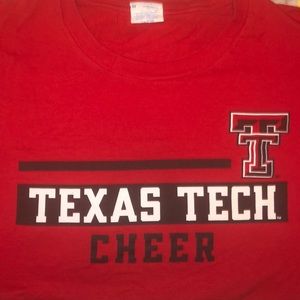 Red Texas Tech Cheer T-shirt